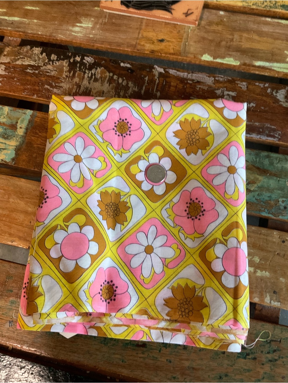 Vintage 1960s Fabric